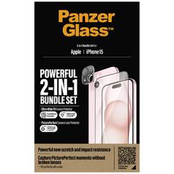 PanzerGlass 2-in-1-Pack ochranné sklo na displej smartphonu Apple iPhone 15 1 ks B1136+2809