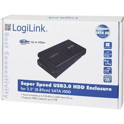 LogiLink UA0107 8,9 cm (3,5 palce) kryt pevného disku 3.5 palec USB 3.2 (Gen 1x1)