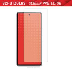 DISPLEX Real Glass + Case ochranné sklo na displej smartphonu Google Pixel 7a 1 ks odolné vůči poškrábání, Chránící proti otiskům prstů 01810