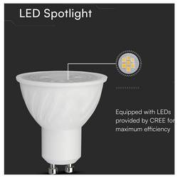 V-TAC 211986 SMD LED Energetická třída (EEK2021) F (A - G) GU10 6 W = 60 W teplá bílá 1 ks