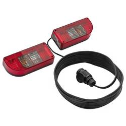 SecoRüt nosič na jízdní kolo Komplett Leuchtensatz für Fahrradträger 12 Volt 1200mm 95941