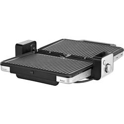 WMF 0415110011 elektrický gril, kontaktní gril, stříbrná, černá