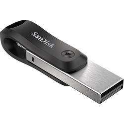 SanDisk iXpand™ Flash Drive Go USB paměť pro smartphony/tablety černá, stříbrná 128 GB USB 3.2 (Gen 1x1) , Lightning