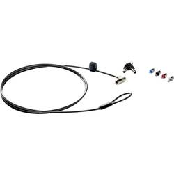 HP kabelový zámek pro notebooky, kódový zámek s klíčem 1.83 m Sure Key