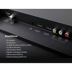 Dyon Ultimax 43F-TI LED TV, 108 cm 43 palec, E (A - G), DVB-T2, DVB-C, DVB-S2, Full HD, Smart TV, WLAN, CI+, černá