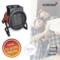 Korona 60002 topný ventilátor 60002 červená/černá