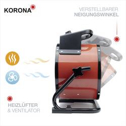 Korona 60002 topný ventilátor 60002 červená/černá