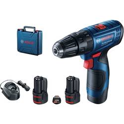 Bosch Professional GSR 120-LI aku vrtací šroubovák, 12 V, 2.0 Ah Li-Ion vč. 2x aku, vč. nabíječky, kufřík, GSR 120-LI