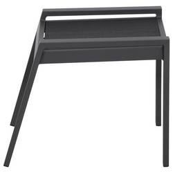 Siena Garden L18213 Zahradní stolička hliník antracit (matný), černá, stříbrná