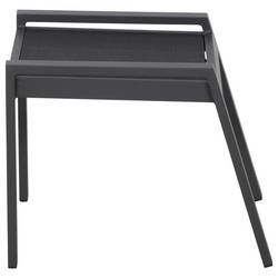 Siena Garden L18213 Zahradní stolička hliník antracit (matný), černá, stříbrná