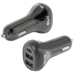 club3D CAC-1921 USB nabíječka, 2x USB A, 1x USB-C®, 36 W, černá