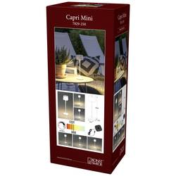 Konstsmide 7829-250 Capri Akumulátorová stolní LED lampa 2.2 W teplá bílá bílá