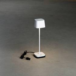 Konstsmide 7829-250 Capri Akumulátorová stolní LED lampa 2.2 W teplá bílá bílá
