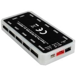 Inter-Tech Argus RS08 PC větrák s krytem černá (š x v x h) 120 x 120 x 25 mm vč. dálkového ovládání, včetně LED osvětlení