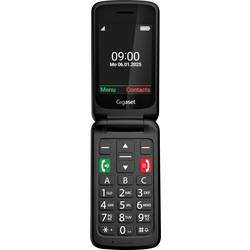 Gigaset GL595 mobilní telefon tlačítko SOS, chráněný proti stříkající vodě, s ochranou před prachem černá