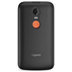 Gigaset GL595 mobilní telefon tlačítko SOS, chráněný proti stříkající vodě, s ochranou před prachem černá