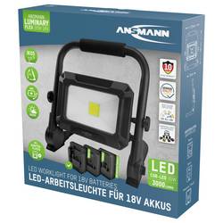 Ansmann 1600-0639 LED Strahler FL30W 18V Powertool-Akkupacks, inkl. Adapterplatten COB LED, Akumulátorem napájené LED svítidlo zářič 30 W 3000 lm
