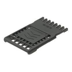 PCB plug-in connector, Accessories, Strain relief, Black, No. of poles: 8 BLZ 5.00 ZE8 SW 1652060000 Weidmüller Množství: 50 ks