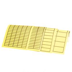 Weidmüller 1686180000 PAGETAB 20X8 kabelové značení 20 x 8 mm Barva aktivního pole: žlutá počet štítků: 7000
