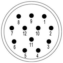 Weidmüller 1170070000 zástrčková vložka 12 krimpované 1 ks