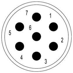 Weidmüller 1170030000 zástrčková vložka 7 krimpované 1 ks