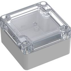 TRU COMPONENTS 6U07080804437 TC-13865052 Průmyslová skříň 75 x 75 x 45 ABS, polykarbonát světle šedá 1 ks