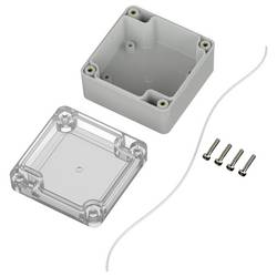 TRU COMPONENTS 6U07080804437 TC-13865052 Průmyslová skříň 75 x 75 x 45 ABS, polykarbonát světle šedá 1 ks