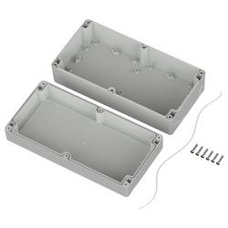 TRU COMPONENTS 6U07241208017 TC-13865176 Průmyslová skříň 240.2 x 120.1 x 75.1 ABS světle šedá 1 ks