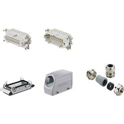 RockStar&reg; HDC kits-Heavy Duty Connectors, Kit, HE, Size: 6, Poles: 1, Screw connection, 500 V, 16 A, diecast aluminium, PG