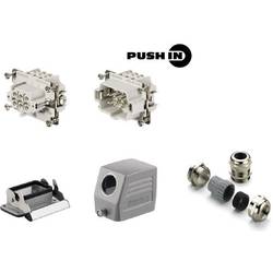 RockStar® HDC kits-Heavy Duty Connectors, Kit, HE, Size: 3, Poles: 1, Screw connection, 500 V, 24 A, diecast aluminium, PG