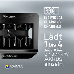 Varta LCD Universal Charger+ nabíječka akumulátorů NiMH AAA, AA, malé mono, velké mono, 9 V
