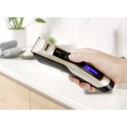 DOMO DO1091TD zastřihovač vlasů černá, zlatá