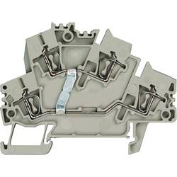 Weidmüller 1791030000-50 dvojitá svorka pružinová svorka Tmavě béžová 50 ks