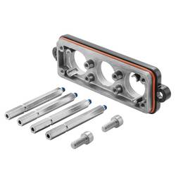 HDC enclosures, Size: 8, Protection degree: IP 68, Cover, Screw plug, Standard, Size of cable entries: M 25 HDC IP68 24B MD 3M25 Weidmüller Množství: 1 ks