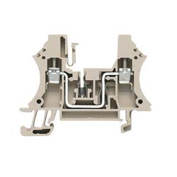 Weidmüller 1036000000 řadová svorka pro konstrukční prvky šroubovací Tmavě béžová 50 ks