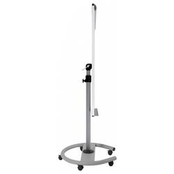 Rocada flipchart 618 (š x v) 680 mm x 1900 mm bílá, šedá omyvatelný, popisovatelný, výškově nastavitelný, vč. odkládací poličky, magnetický R618102