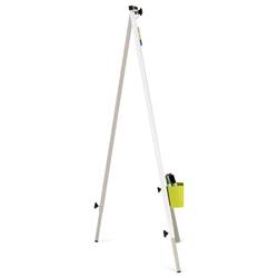 Rocada flipchart 618 (š x v) 680 mm x 1900 mm bílá, šedá omyvatelný, popisovatelný, výškově nastavitelný, vč. odkládací poličky, magnetický R618102