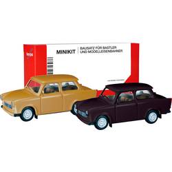 Herpa 013901-002 H0 model osobního automobilu Trabant 601 limuzíny, sametová a rallye černá