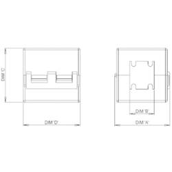 Richco RKCF-06-A5 RKCF-06-A5 feritové jádro - kroužek dělené 275 Ω Ø kabelu (max.) 6.5 mm (d x š x v) 33 x 20.5 x 20 mm 1 ks