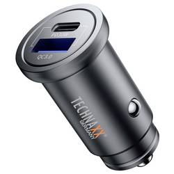 Technaxx Nabíječka Technaxx Dual do vozidla, 30 W, TX-305 Proudová zatížitelnost (max.)=3 A 12/24 V