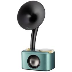 Sangean CP-100D Gramophone A500474 stolní rádio, DAB+, FM, AUX, Bluetooth, USB, dotykový displej, s akumulátorem, tyrkysová