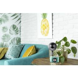 Sangean CP-100D Gramophone A500474 stolní rádio, DAB+, FM, AUX, Bluetooth, USB, dotykový displej, s akumulátorem, tyrkysová