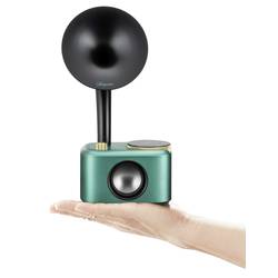 Sangean CP-100D Gramophone A500474 stolní rádio, DAB+, FM, AUX, Bluetooth, USB, dotykový displej, s akumulátorem, tyrkysová