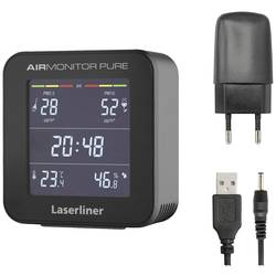 Laserliner AirMonitor Pure čítač částic, Jemný prach, teplota, vlhkost vzduchu, 082.431A