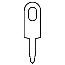 Vogt Verbindungstechnik 1003d.68 pájecí kolík Kontaktní plocha pocínovaný 100 ks (d x š) 11.3 mm x 3 mm