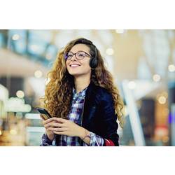 Creative Sound Blaster Jam V2 Headset otevřená (On Ear) Bluetooth® stereo černá regulace hlasitosti, Vypnutí zvuku mikrofonu