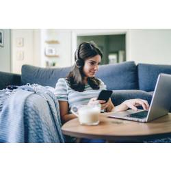 Creative Sound Blaster Jam V2 Headset otevřená (On Ear) Bluetooth® stereo černá regulace hlasitosti, Vypnutí zvuku mikrofonu