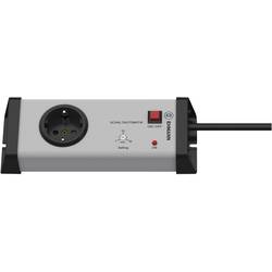 Ehmann 0217c01012a01 zásuvková lišta s časovačem 1násobné šedá, černá DE schuko zástrčka/zásuvky 1 ks