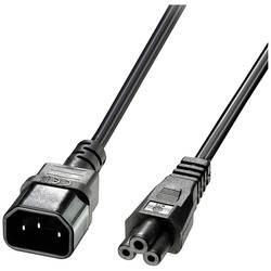 LINDY napájecí síťový kabel [1x IEC zástrčka C14 10 A - 1x IEC C5 spojka] 3.00 m černá