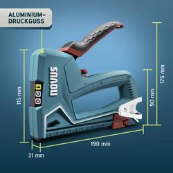 Novus Tools 030-0462 ruční sponkovačka, Typ 11 , Typ 53F, dĺžka 6 - 14 mm
